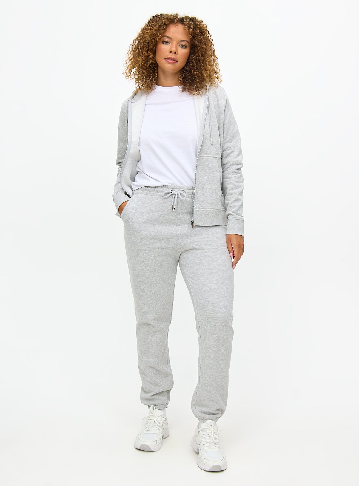 Grey Marl and Navy Joggers 2 Pack S - Image 3 thumbnail
